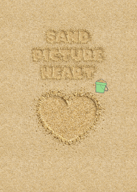 Sand Picture Heart 4