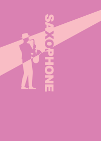sax. playing Orchid pink