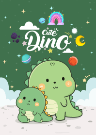 Dinosaur Cute Like Green