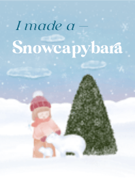 I made a Snowcapybara!