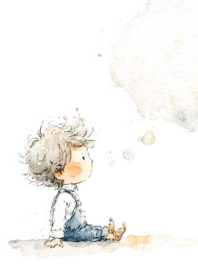 空白之中他靜靜等待一個開始