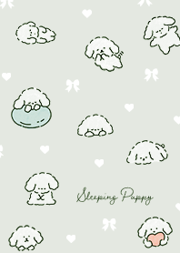 green Sleeping Puppy 03_1
