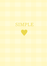 SIMPLE HEART -check lemontea-