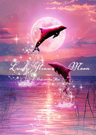 Strawberry Moon and Dolphins2