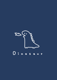 ゆる恐竜 / ネイビー