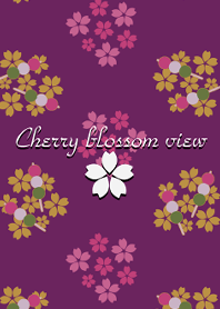 Cherry blossom view -Purple-