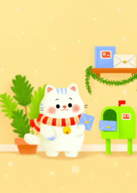 Christmas Warm cat M24