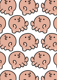 可愛的小紅章魚