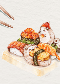 刺蝟日常-壽司篇