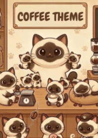 Chubby Cat: Coffee Theme