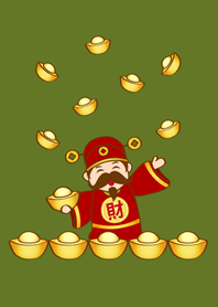 เทพเจ้าแห่งความมั่งคั่ง(เขียวมัทฉะ)