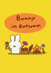 bunny in autumn!
