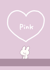 Rabbit and dull pink 2