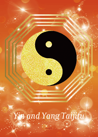 Red : Taijitu of Yin and Yang