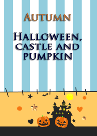 Autumn<Halloween, castle and pumpkin>