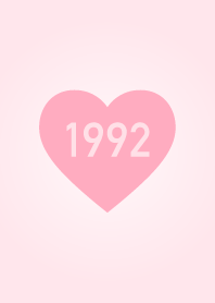 1992年生まれ/シンプルピンク着せ替え