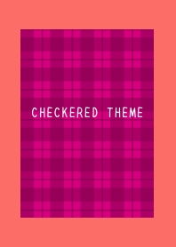 RED CHECKERED THEME-VERMILION
