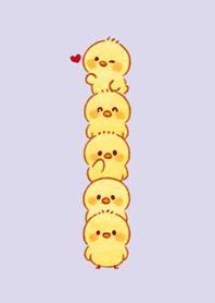 Fluffy Chicken-Light Purple