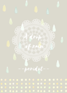 A drop of rain -peridot-