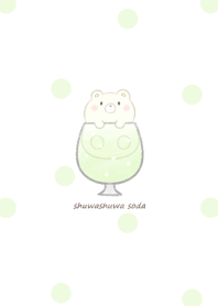 Polar bear and Soda -melon-