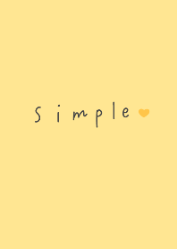 simple yellow cute theme