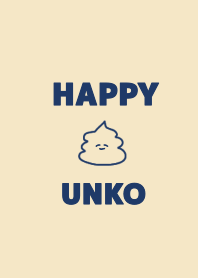 HAPPY_UNKO (navybeige)