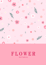 FLOWER MILKY PINK -NATURAL 98