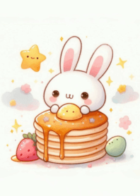 cute little round rabbit_11