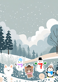 Kawaii scandinavian style(Winter-932)