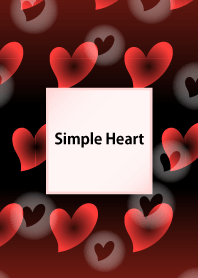 Simple Heart -Red4