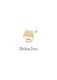 Shiba Inu3 Glitter [White]