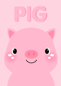 Simple Lovely Pink Pig Theme