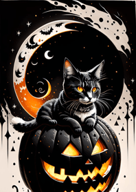 halloween cat 8D7b81