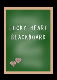 LUCKY HEART BLACKBOARD-BLACK