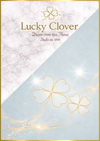 運気が上がる Lucky Clover blue/1