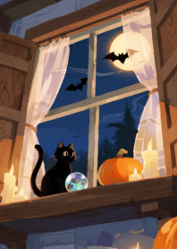 Happy Halloween with Black Cat 2_21