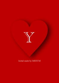 Heart Initial -Y-