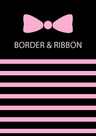 BORDER & RIBBON -Pink Ribbon 25-