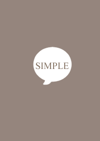 大人可愛いグレージュ。シンプル。