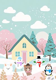 Kawaii scandinavian style(Winter-867)