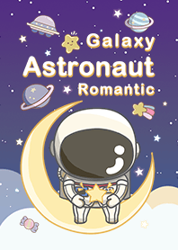 浩瀚宇宙 可愛寶貝太空人 浪漫漸層 藍色3