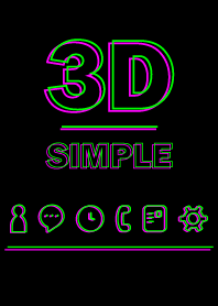 3D: pelangi sederhana