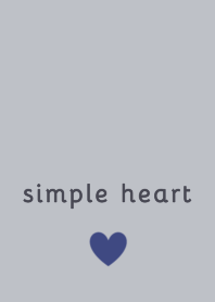 simple heart-gray