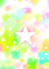 Happy colorful star