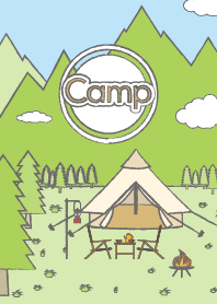 Campsite in the mountains