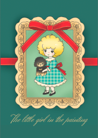 The little girl in the painting