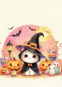 Cute Fat Cat Halloween n.11