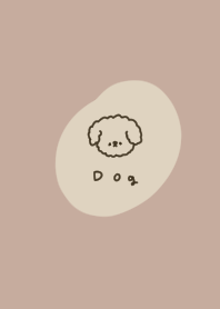 A relaxed and cute dog.