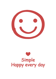 最简单的爱心笑脸 Line主题 Line Store