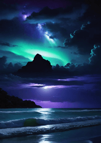 Dark night sky - Seaside 90Ff6b